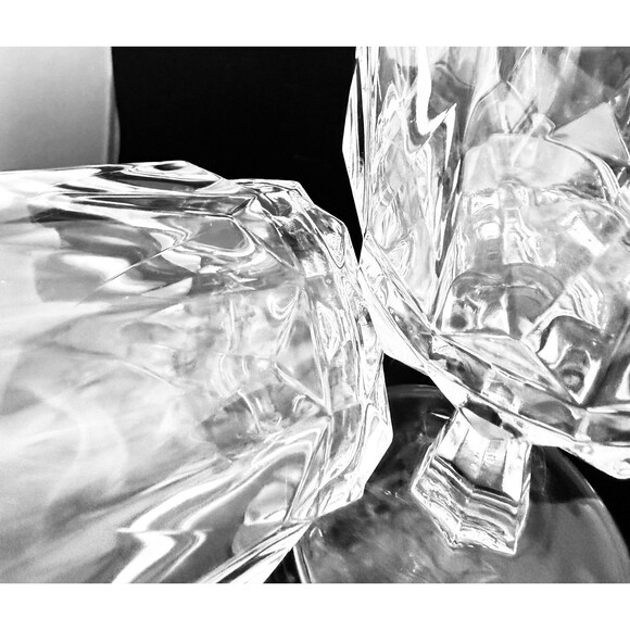 Vintage Arcoroc France Wine Goblets Set of 13 – Arctic Pattern – Clear Tempered - Picture 8 of 13